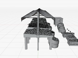 Marketplace - Old Shop - Cartoon Style Modèle 3D