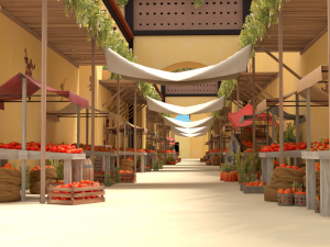 Marketplace- Sand- East Modèle 3D