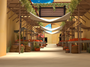 Marketplace- Sand- East Modèle 3D