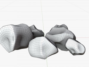 Stylized Rock for Cartoon and Anime 3Dモデル