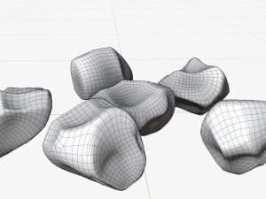Stylized Rock for Cartoon and Anime 3Dモデル