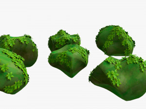 Stylized Rock for Cartoon and Anime 3Dモデル