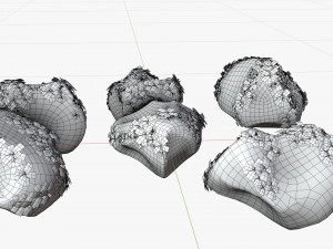 Stylized Rock for Cartoon and Anime 3Dモデル