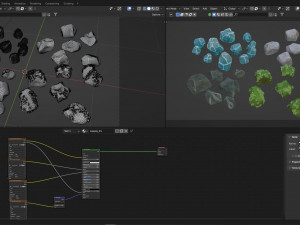 Stylized Rock for Cartoon and Anime 3Dモデル