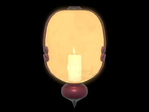 Stylized Fantasy Floating Lamp for Halloween 3D मॉडल