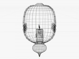 Stylized Fantasy Floating Lamp for Halloween 3D मॉडल