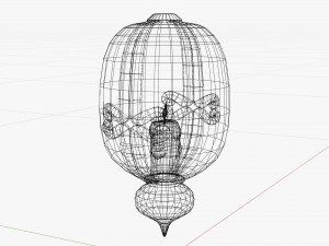 Stylized Fantasy Floating Lamp for Halloween 3D मॉडल