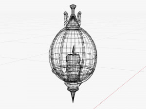 Stylized Fantasy Floating Lamp for Halloween 3D मॉडल