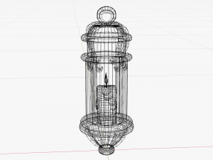 Stylized Fantasy Floating Lamp for Halloween 3D मॉडल
