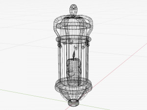 Stylized Fantasy Floating Lamp for Halloween 3D मॉडल