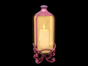 Fantasy Stylized Halloween Lamp 3D 模型