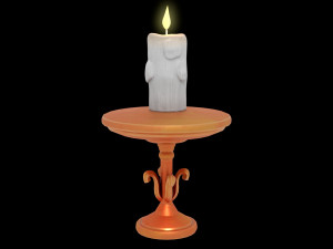 Fantasy Stylized Halloween Lamp 3D 模型