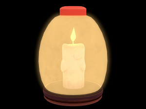 Fantasy Stylized Halloween Lamp 3D 模型