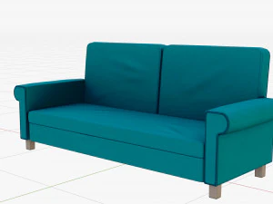 Cartoon Sofa Model 3D Model