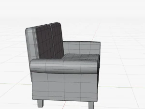 Cartoon Sofa Model 3D Model