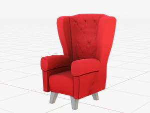 Cartoon Sofa Model 3D Model