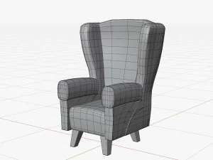 Cartoon Sofa Model 3D Model