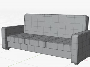 Cartoon Sofa Model Model 3D