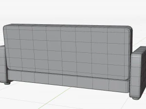 Cartoon Sofa Model 3D Model