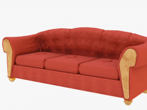 Cartoon Sofa Model Model 3D