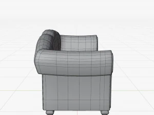 Cartoon Sofa Model 3D Model