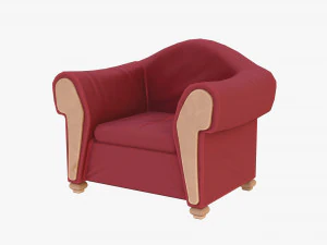 Cartoon Sofa Model 3D Model