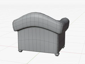Cartoon Sofa Model 3D Model
