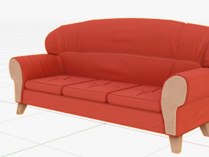Cartoon Sofa Model Model 3D