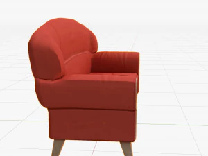 Cartoon Sofa Model 3D Model