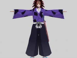 Kokushibo - Kimetsu No Yaiba 3D Model