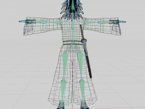 Kokushibo - Kimetsu No Yaiba Modello 3D