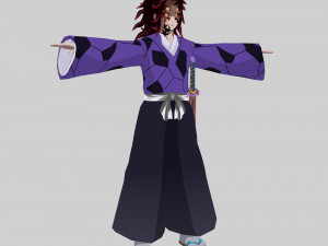 Kokushibo - Kimetsu No Yaiba Modello 3D