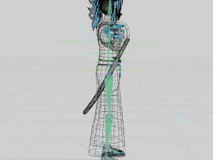 Kokushibo - Kimetsu No Yaiba Modello 3D