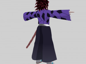 Kokushibo - Kimetsu No Yaiba Modello 3D