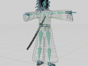 Kokushibo - Kimetsu No Yaiba Modello 3D