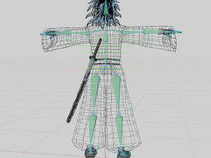 Kokushibo - Kimetsu No Yaiba Modello 3D