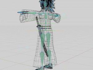 Kokushibo - Kimetsu No Yaiba Modello 3D