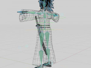Kokushibo - Kimetsu No Yaiba 3D Model