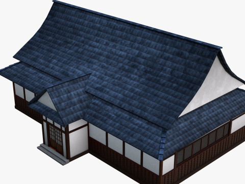 Japanese Training House - Dojo 3D Model