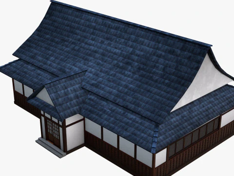 Japanese Training House - Dojo 3D Model