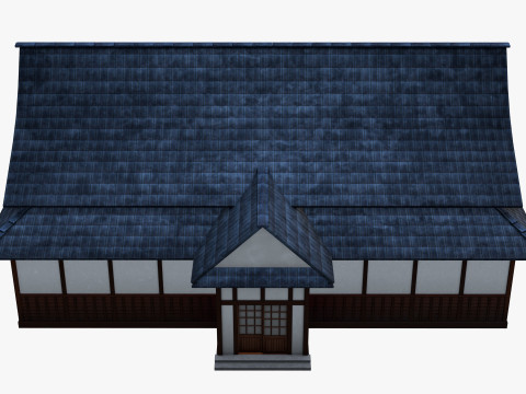 Japanese Training House - Dojo 3D Model