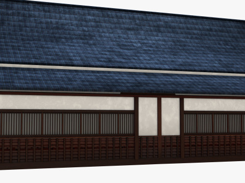 Japanese Training House - Dojo 3D Model