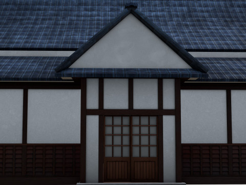Japanese Training House - Dojo 3D Model