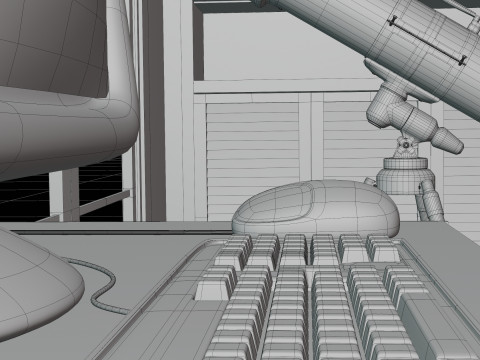 Cartoon Bedroom 3D Модель