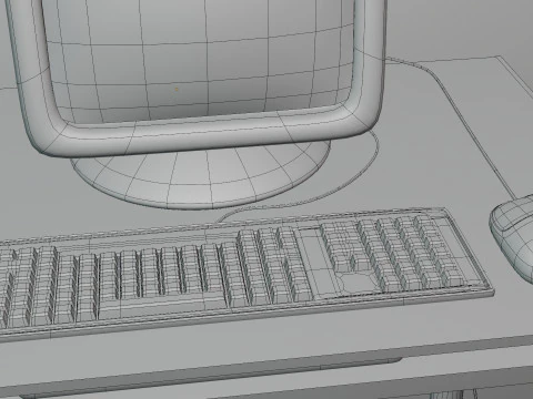 Cartoon Bedroom 3D Model