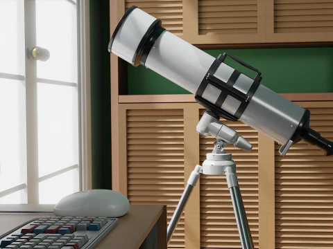 Cartoon Bedroom 3D Model