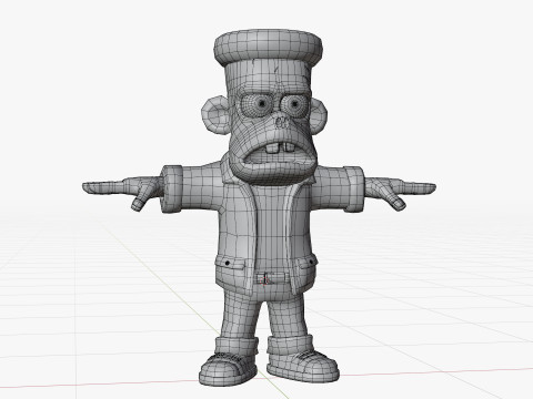 Personaje estilizado de Frankenstein Modelo 3D