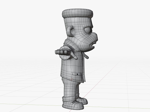 Personaje estilizado de Frankenstein Modelo 3D