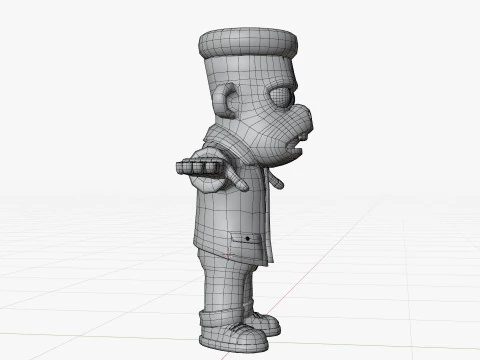 Stylized Frankenstein Character 3D Model
