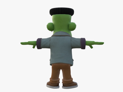 Personaje estilizado de Frankenstein Modelo 3D